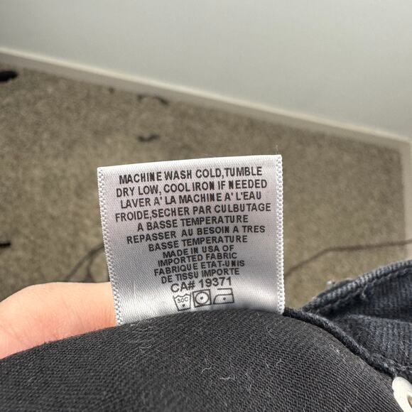 Re/Done High Rise Ankle Crop Jeans - Picture 8 of 8